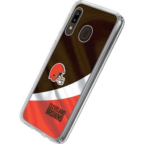 NFL Cleveland Browns Galaxy A20 Clear Case