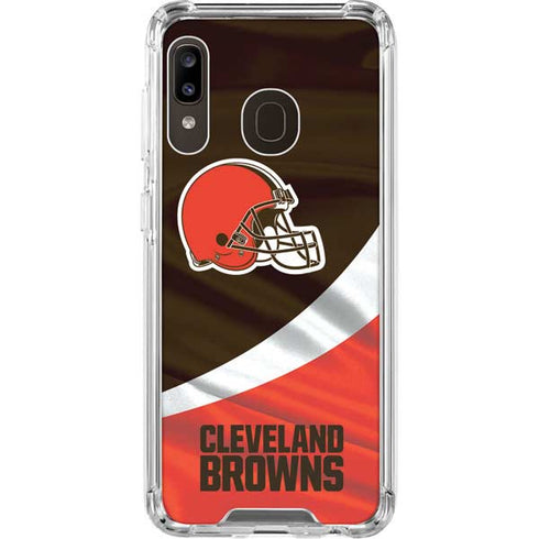 NFL Cleveland Browns Galaxy A30 Clear Case