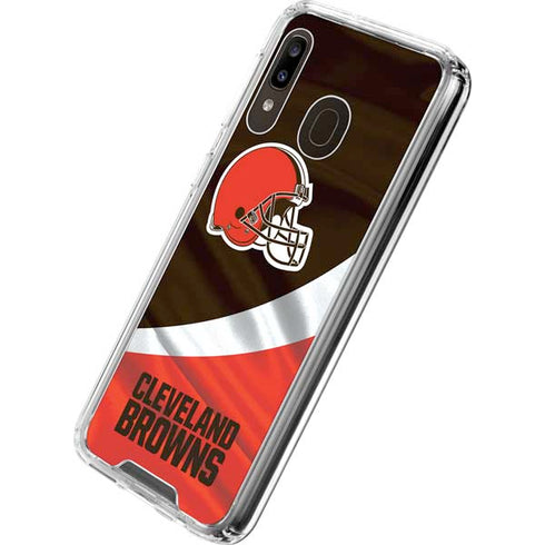 NFL Cleveland Browns Galaxy A30 Clear Case