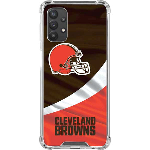 NFL Cleveland Browns Galaxy A32 5G Clear Case