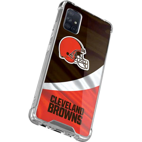 NFL Cleveland Browns Galaxy A71 5G Clear Case