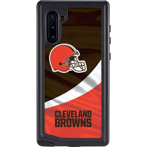 NFL Cleveland Browns Galaxy Note 10 Waterproof Case
