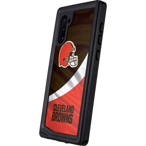 NFL Cleveland Browns Galaxy Note 10 Waterproof Case