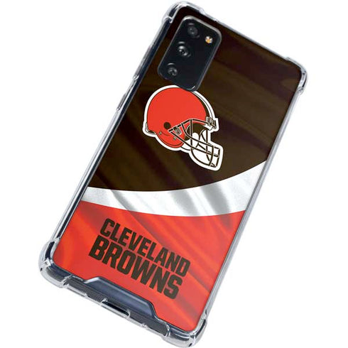 NFL Cleveland Browns Galaxy S20 FE Clear Case