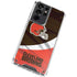NFL Cleveland Browns Galaxy S21 Ultra 5G Clear Case
