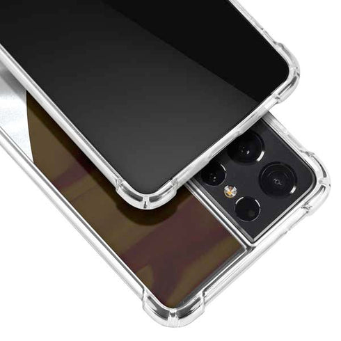 NFL Cleveland Browns Galaxy S21 Ultra 5G Clear Case