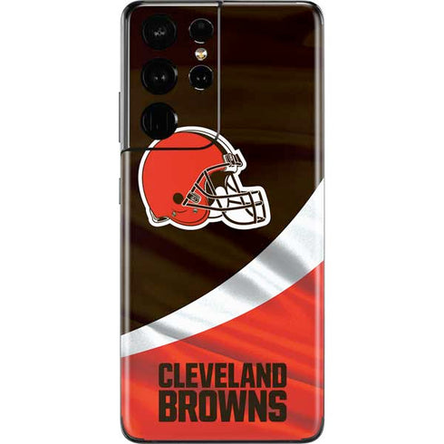 NFL Cleveland Browns Galaxy S21 Ultra 5G Skin