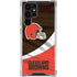 NFL Cleveland Browns Galaxy S22 Ultra Clear Case