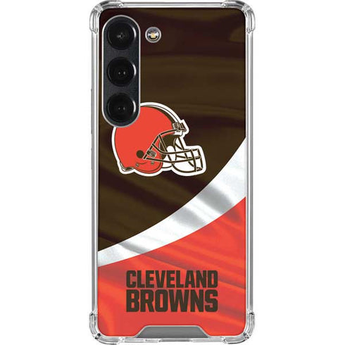 NFL Cleveland Browns Galaxy S23 Clear Case