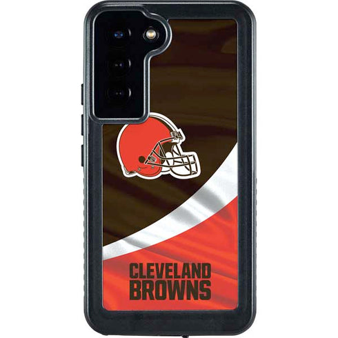 NFL Cleveland Browns Galaxy S23 Plus Waterproof Case
