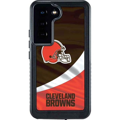 NFL Cleveland Browns Galaxy S23 Waterproof Case