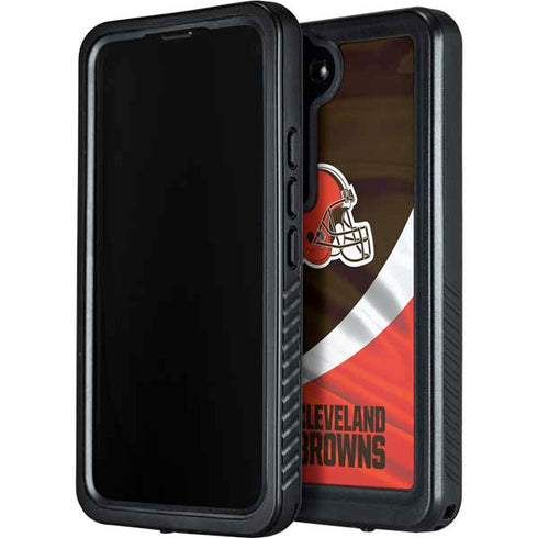 NFL Cleveland Browns Galaxy S23 Waterproof Case