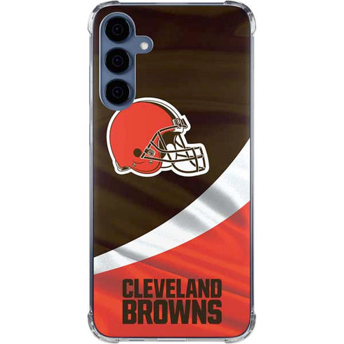 NFL Cleveland Browns Galaxy S24 Clear Case