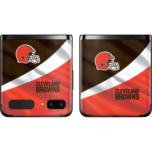 NFL Cleveland Browns Galaxy Z Flip Skin