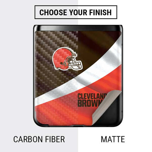 NFL Cleveland Browns Galaxy Z Flip Skin