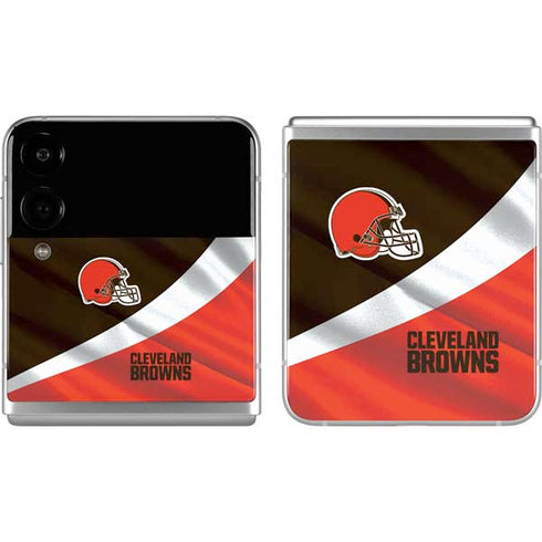 NFL Cleveland Browns Galaxy Z Flip4 5G Skin