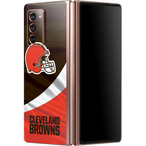 NFL Cleveland Browns Galaxy Z Fold2 5G Skin