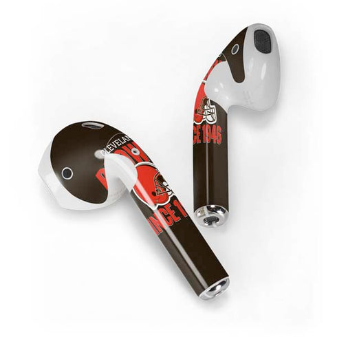 NFL Cleveland Browns Helmet Apple AirPods Skin