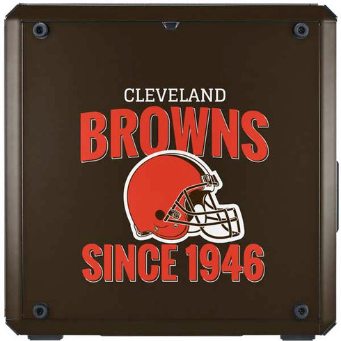 NFL Cleveland Browns Helmet Cooler Master MasterBox Q300L Mini Tower Skin