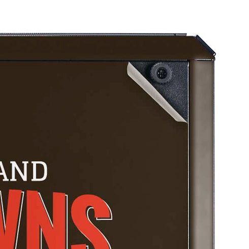 NFL Cleveland Browns Helmet Cooler Master MasterBox Q300L Mini Tower Skin