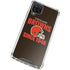 NFL Cleveland Browns Helmet Galaxy A12 Clear Case