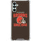 NFL Cleveland Browns Helmet Galaxy A13 5G Clear Case