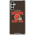 NFL Cleveland Browns Helmet Galaxy A13 5G Clear Case