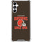 NFL Cleveland Browns Helmet Galaxy A15 5G Clear Case