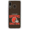 NFL Cleveland Browns Helmet Galaxy A20 Clear Case