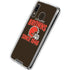 NFL Cleveland Browns Helmet Galaxy A30 Clear Case