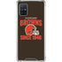 NFL Cleveland Browns Helmet Galaxy A51 5G Clear Case
