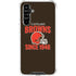 NFL Cleveland Browns Helmet Galaxy A54 5G Clear Case