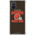 NFL Cleveland Browns Helmet Galaxy A71 5G Clear Case