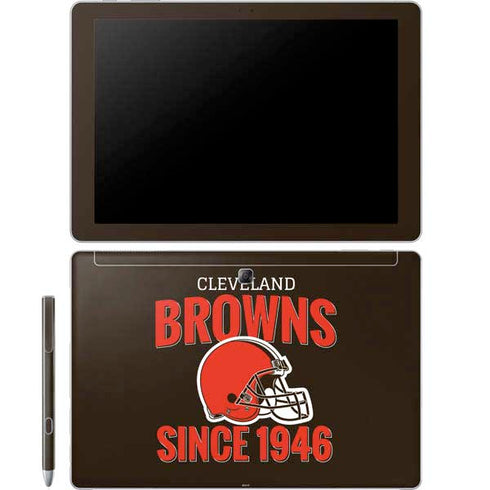 NFL Cleveland Browns Helmet Galaxy Book 12in Skin