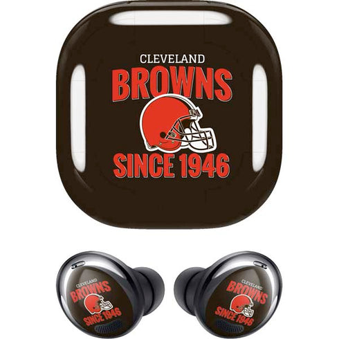 NFL Cleveland Browns Helmet Galaxy Buds Pro Skin
