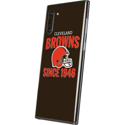NFL Cleveland Browns Helmet Galaxy Note 10 Skin