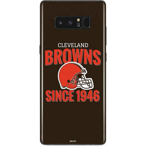 NFL Cleveland Browns Helmet Galaxy Note 8 Skin