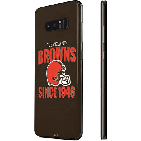 NFL Cleveland Browns Helmet Galaxy Note 8 Skin
