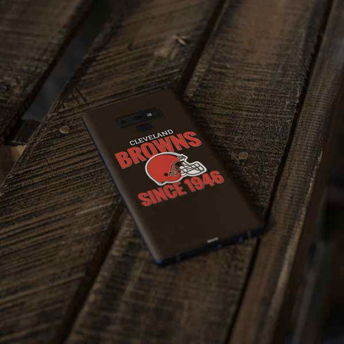 NFL Cleveland Browns Helmet Galaxy Note 9 Skin