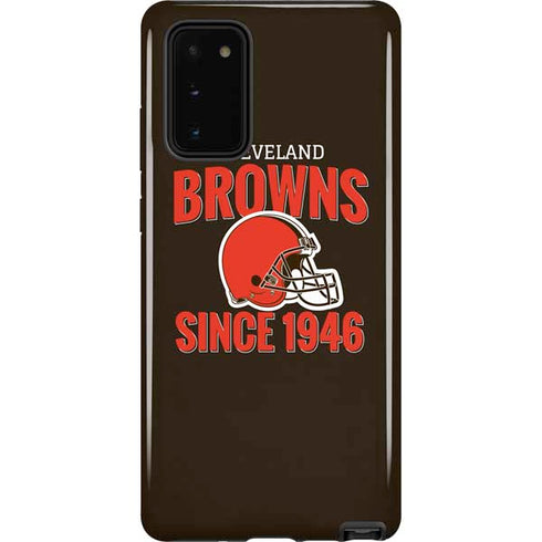 NFL Cleveland Browns Helmet Galaxy Note20 5G Pro Case