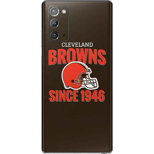 NFL Cleveland Browns Helmet Galaxy Note20 5G Skin