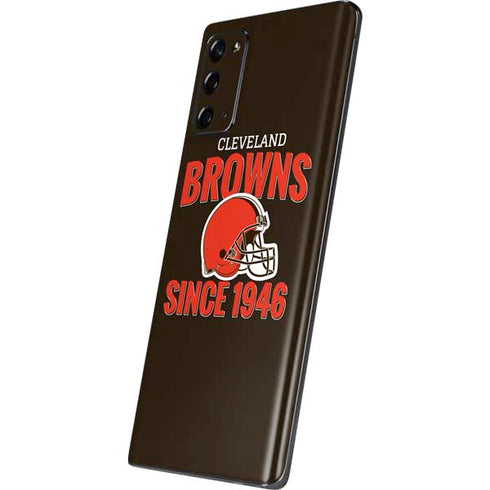 NFL Cleveland Browns Helmet Galaxy Note20 5G Skin