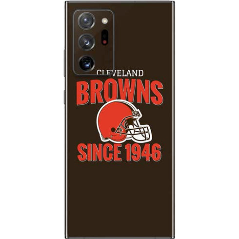 NFL Cleveland Browns Helmet Galaxy Note20 Ultra 5G Skin