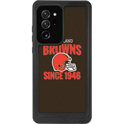 NFL Cleveland Browns Helmet Galaxy Note20 Ultra 5G Waterproof Case