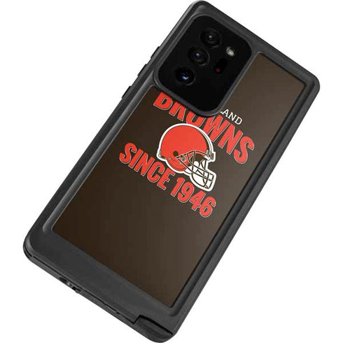 NFL Cleveland Browns Helmet Galaxy Note20 Ultra 5G Waterproof Case