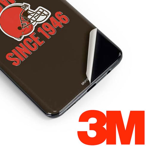 NFL Cleveland Browns Helmet Galaxy S10 Plus Skin