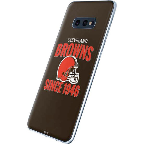 NFL Cleveland Browns Helmet Galaxy S10e Skin