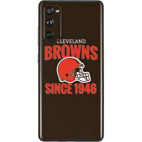 NFL Cleveland Browns Helmet Galaxy S20 Fan Edition Skin