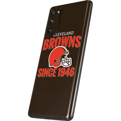 NFL Cleveland Browns Helmet Galaxy S20 Fan Edition Skin