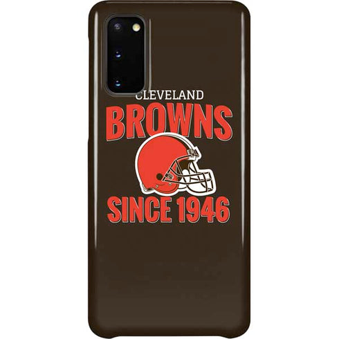 NFL Cleveland Browns Helmet Galaxy S20 Lite Case